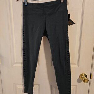 Betsey Johnson Laser Cut Peek-A-Boo Performance Leggings